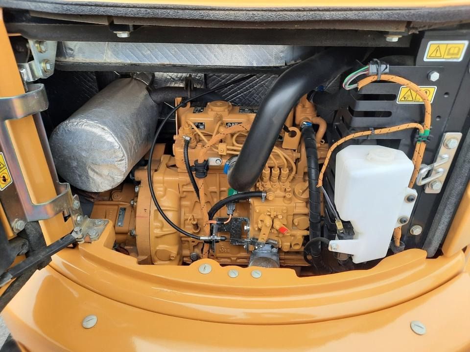 2019 Kubota 303 E mini excavator engine compartment view 2019 Kubota 303 E mini excavator engine compartment view