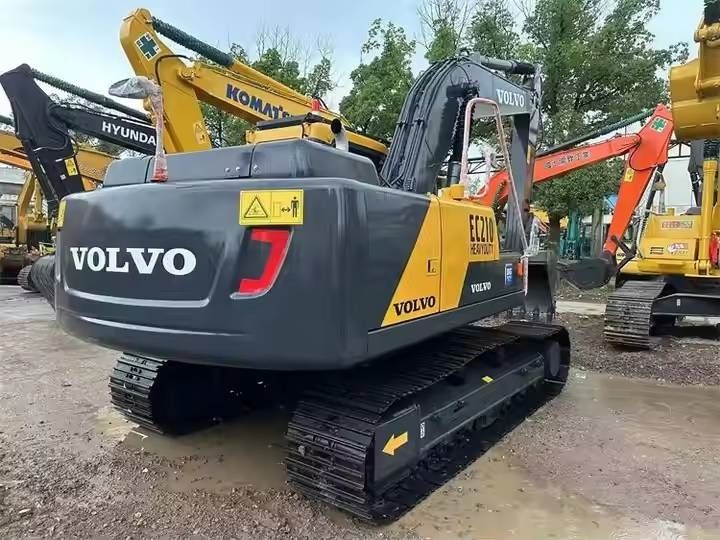 2024 Volvo EC210D crawler excavator, rear three-quarter view