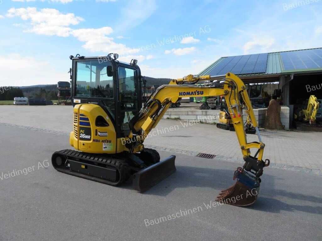 2023 Komatsu PC26 MR-5 mini excavator, side view