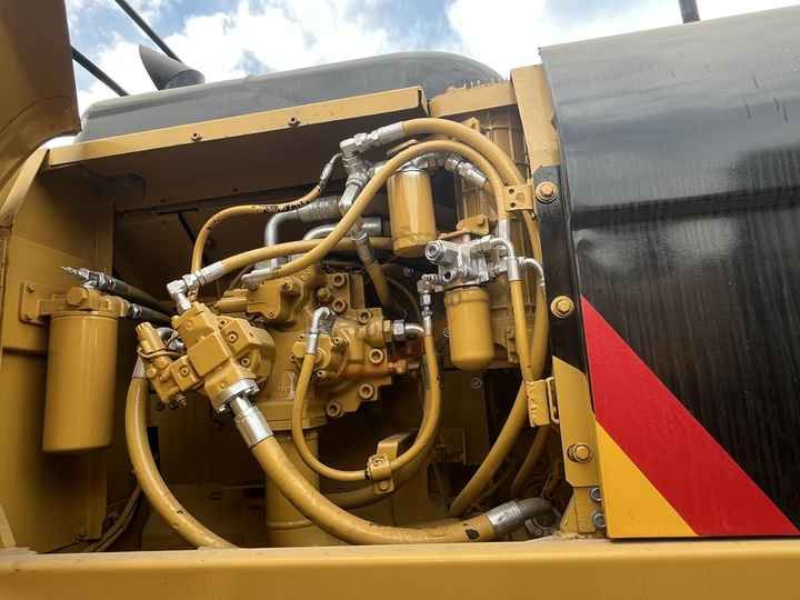 2019 Caterpillar 336D2 crawler excavator engine compartment view