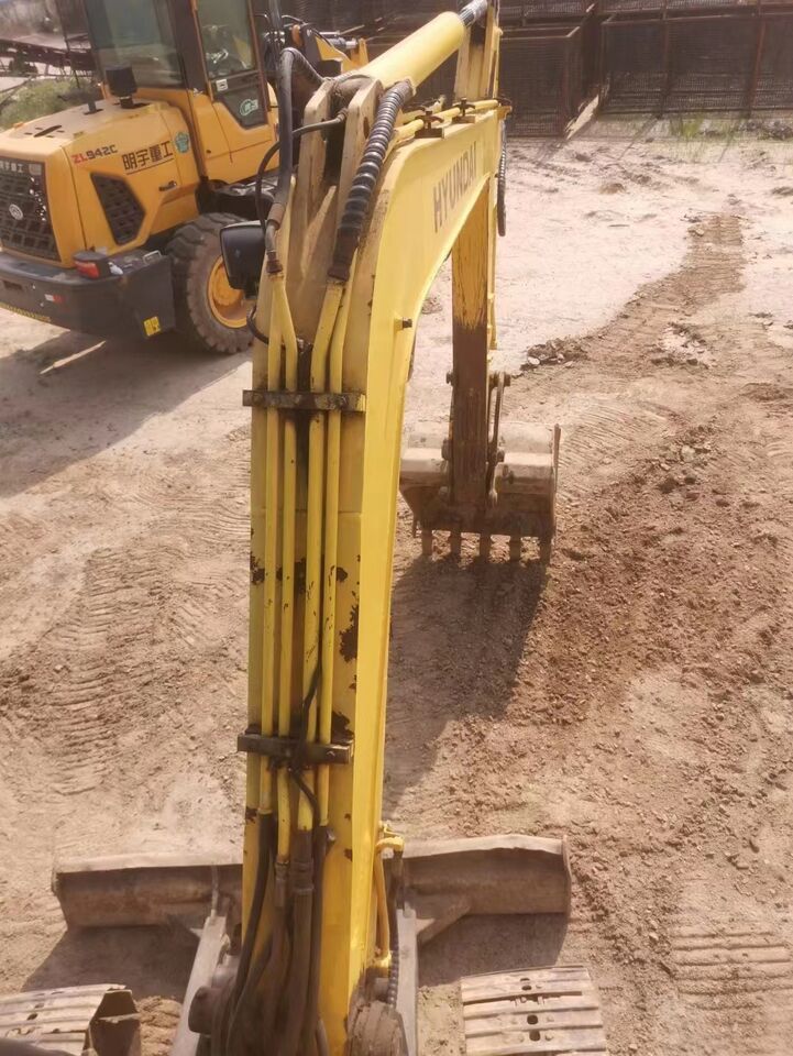 2023 Hyundai 60-7 mini excavator front boom view