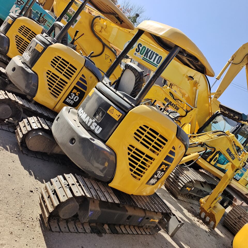 2006 Komatsu PC30 MR crawler excavator, rear three-quarter view