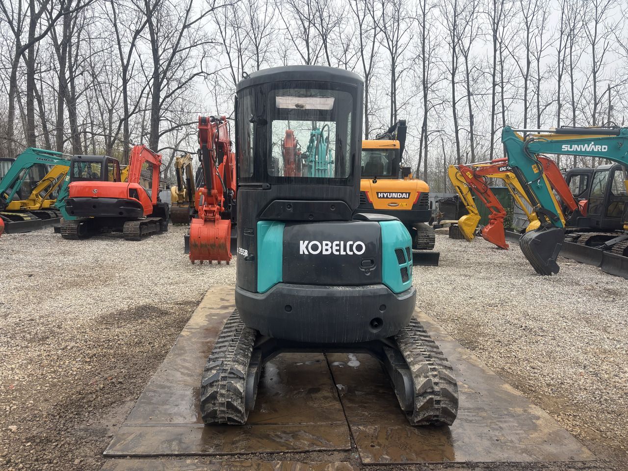 2023 Kobelco SK35SR mini excavator rear view