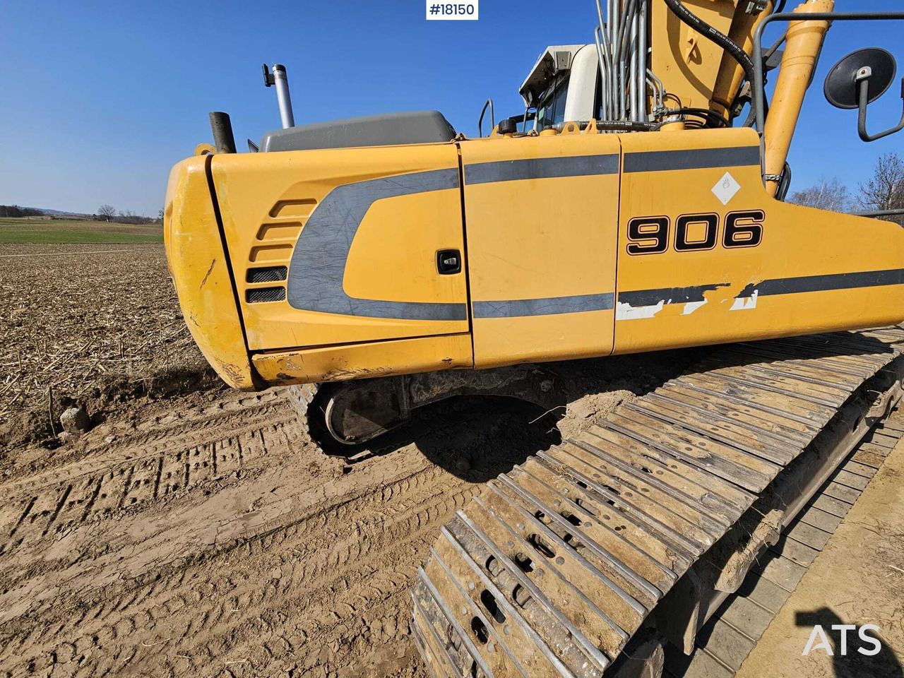 2012 Liebherr R906 crawler excavator side view