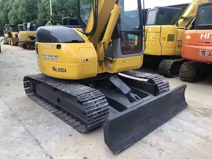 2023 Komatsu PC78US-6 mini excavator rear three-quarter view 2023 Komatsu PC78US-6 mini excavator rear three-quarter view