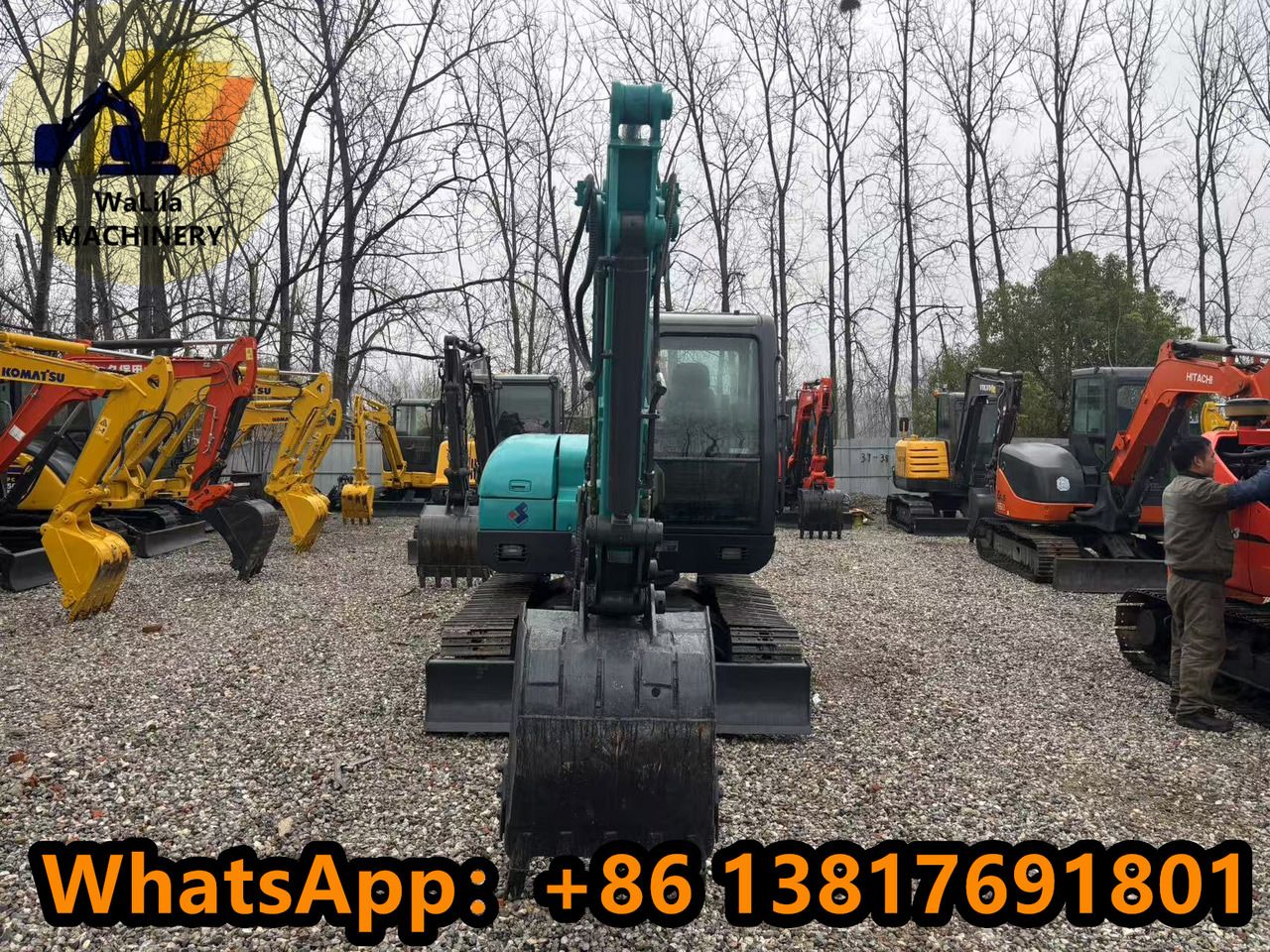 2023 Sunward SWE70 mini excavator, front view 2023 Sunward SWE70 mini excavator, front view