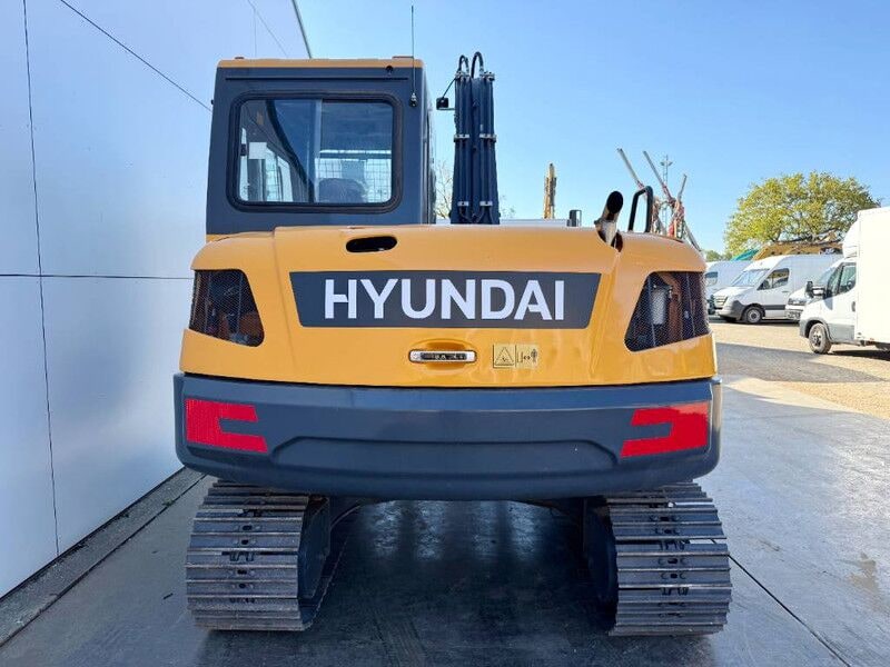 2026 Hyundai R85A crawler excavator rear view