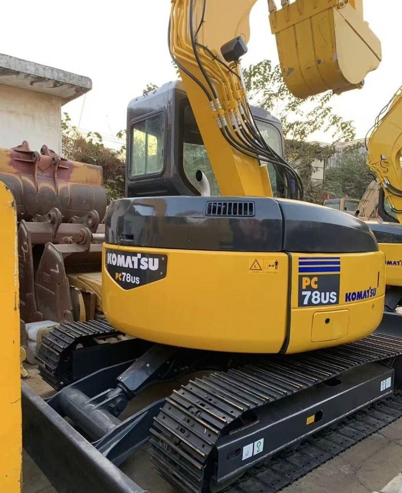 2025 Komatsu PC78US mini excavator rear view 2025 Komatsu PC78US mini excavator rear view