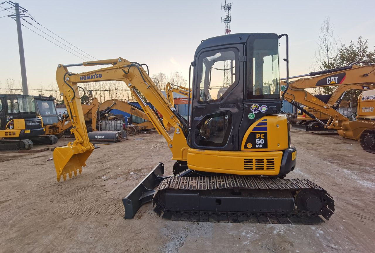 2021 Komatsu PC50MR mini excavator, side profile view 2021 Komatsu PC50MR mini excavator, side profile view