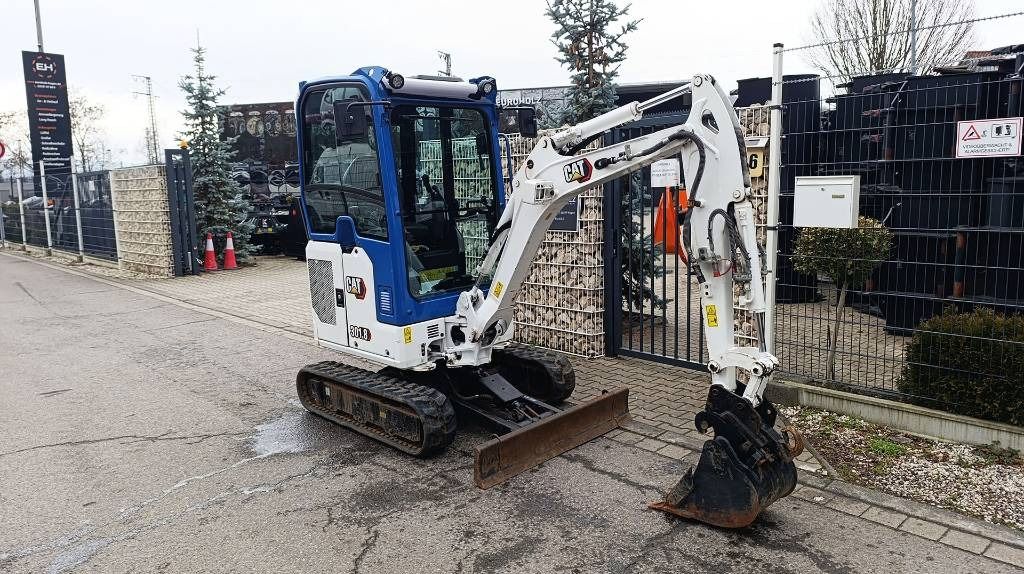 2022 Caterpillar 301.8 mini excavator, front three-quarter view