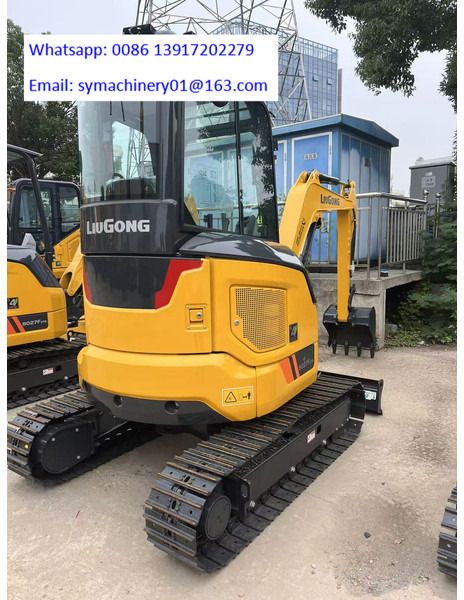2025 LiuGong 9027FZTS mini excavator, rear three-quarter view