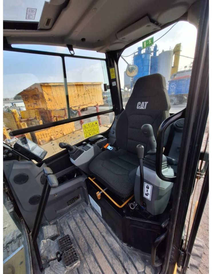 2022 Caterpillar 304 crawler excavator interior cab view 2022 Caterpillar 304 crawler excavator interior cab view