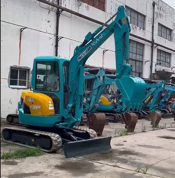 2022 Kubota U35-3 mini excavator, side view