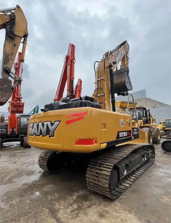 2018 Sany SY215CPRO crawler excavator, rear three-quarter view 2018 Sany SY215CPRO crawler excavator, rear three-quarter view