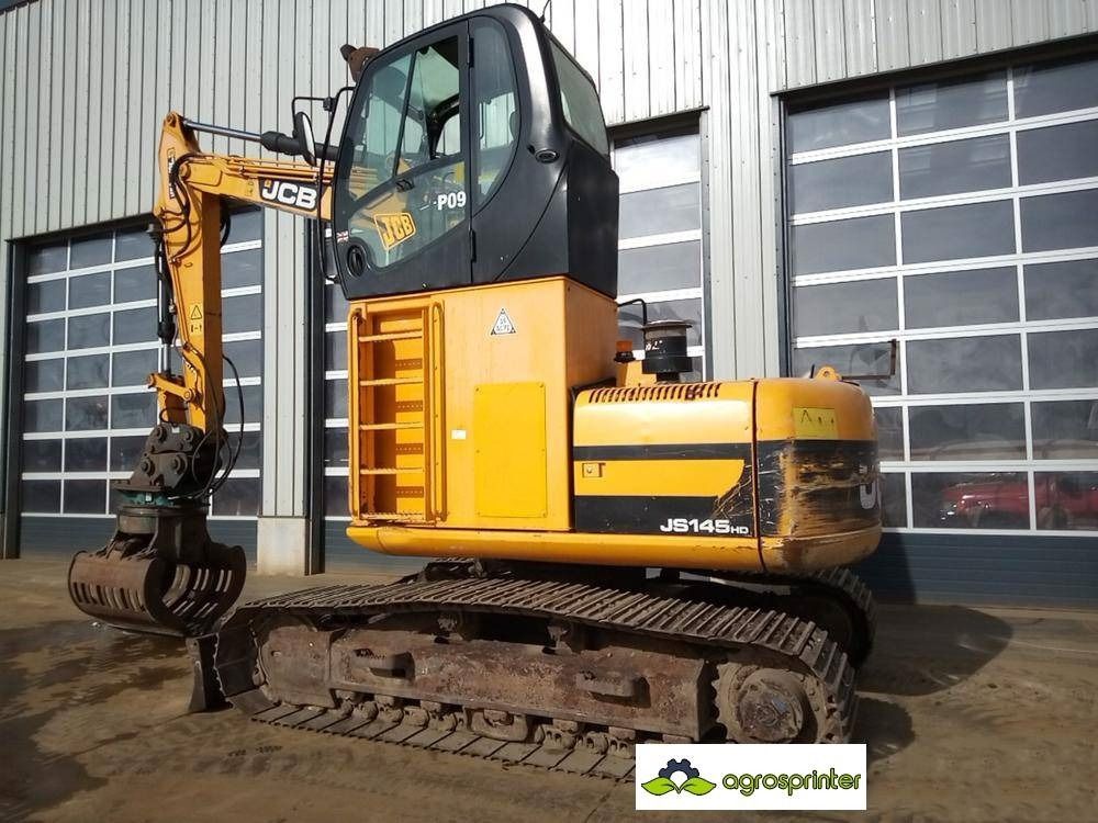 2010 JCB JS145HD material handler, side view