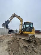 2021 Komatsu PC88MR-11EO mini excavator, side view 2021 Komatsu PC88MR-11EO mini excavator, side view