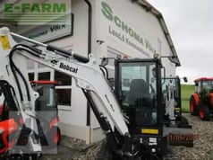 2023 Bobcat E27 mini excavator, side view of boom and cab