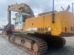 2010 Liebherr R964CHDS demolition excavator, side view