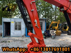 2023 Kubota KX163-5 mini excavator boom detail