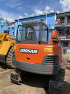 2019 Doosan DH55-V mini excavator rear view