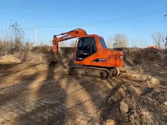 2023 Doosan DH80G mini excavator, side profile view 2023 Doosan DH80G mini excavator, side profile view