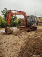 2017 Hitachi EX60-5 mini excavator, side view 2017 Hitachi EX60-5 mini excavator, side view