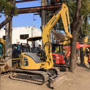 2022 Komatsu PC40MR-2 mini excavator, side view 2022 Komatsu PC40MR-2 mini excavator, side view