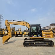 2023 Caterpillar 315D2 GC crawler excavator, side view