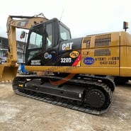 Excavadora de orugas Caterpillar 320D 2022, vista de perfil Excavadora de orugas Caterpillar 320D 2022, vista de perfil