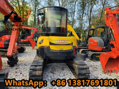 2023 Yanmar ViO45 mini excavator rear view