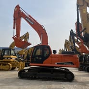 2023 Doosan DX225LCA crawler excavator side view