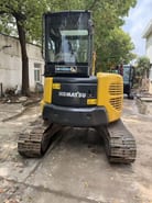 2012 Komatsu PC-55MR mini excavator rear view