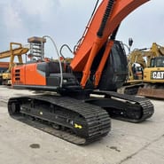 2023 Hitachi ZAXIS 250LC crawler excavator, rear three-quarter view 2023 Hitachi ZAXIS 250LC crawler excavator, rear three-quarter view
