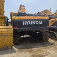 2017 Hyundai R305LC-9T crawler excavator, rear view