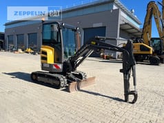 2021 Volvo ECR25D mini excavator, side view