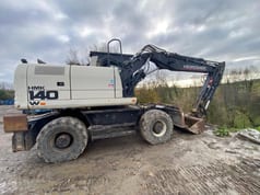 2017 Hidromek HMK 140W-3B wheel excavator, side view