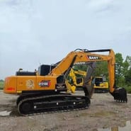 2024 Sany SY215C crawler excavator, side profile view