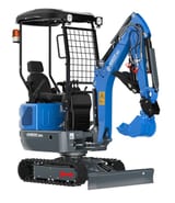2026 Rippa R10-6 ECO mini excavator, side view 2026 Rippa R10-6 ECO mini excavator, side view