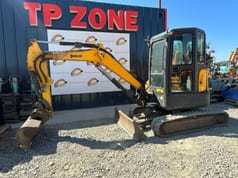2016 Bobcat E35 mini excavator, side view