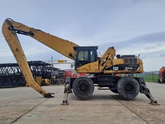 2009 Caterpillar M325D LMH material handler, side profile view 2009 Caterpillar M325D LMH material handler, side profile view