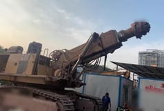 2016 Caterpillar 6015FS crawler excavator with drum cutter attachment 2016 Caterpillar 6015FS crawler excavator with drum cutter attachment