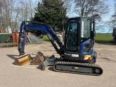 2023 Doosan DX35Z-7 mini excavator, side view