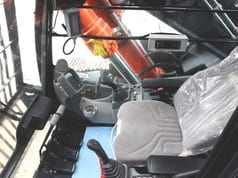 2019 Hitachi KMC600P-6 demolition excavator interior cab view