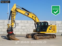 2019 Caterpillar 323-07B crawler excavator, side view 2019 Caterpillar 323-07B crawler excavator, side view