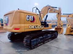 2026 Caterpillar 330GC crawler excavator, rear three-quarter view 2026 Caterpillar 330GC crawler excavator, rear three-quarter view
