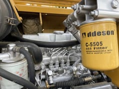 2021 Caterpillar 308C mini excavator engine compartment detail