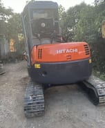 2019 Hitachi ZX55 mini excavator rear view 2019 Hitachi ZX55 mini excavator rear view