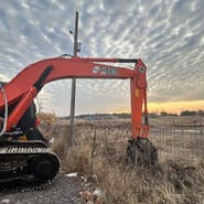 2018 Hitachi ZX200-3 crawler excavator side view