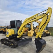 2021 Yanmar VIO55 mini excavator, side view