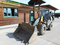2015 Manitou AX850 wheel loader, front three-quarter view